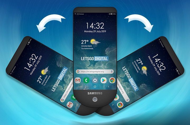 Samsung đăng ký bằng sáng chế smartphone 3 màn hình, xòe ra như múa quạt 2