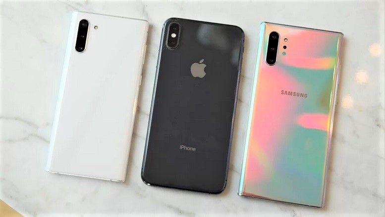 Samsung Galaxy Note 10 và Note 10+ đọ dáng cùng bộ đôi iPhone XS