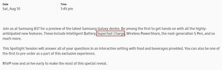 Samsung vô tình tiết lộ tính năng pin thông minh và sạc siêu nhanh sẽ có trên Galaxy Note 10 2