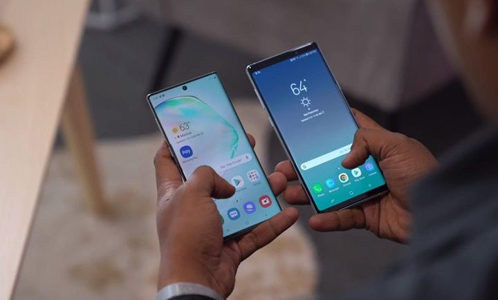 So sánh nhanh Samsung Galaxy Note10 và Galaxy Note9