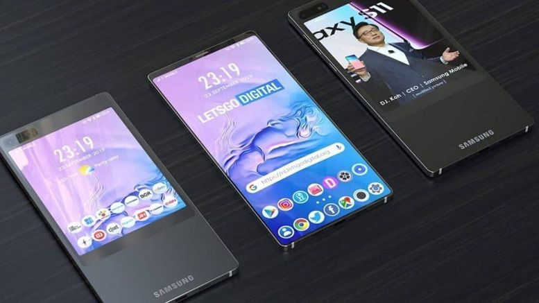 Xuất hiện mẫu smartphone màn hình kép "lạ" của Samsung