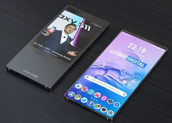 Xuất hiện mẫu smartphone màn hình kép "lạ" của Samsung