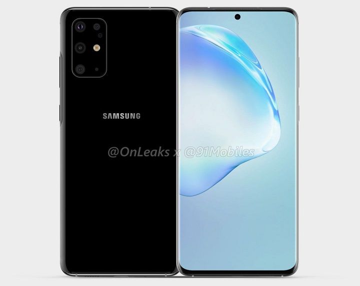 Xuất hiện ảnh render của Galaxy S11: Camera selfie đục lỗ, 5 camera sau