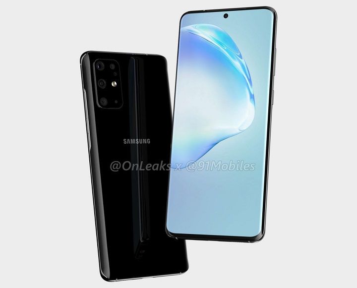 Xuất hiện ảnh render của Galaxy S11: Camera selfie đục lỗ, 5 camera sau