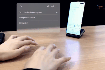 Samsung ra mắt bàn phím "tàng hình" SelfieType