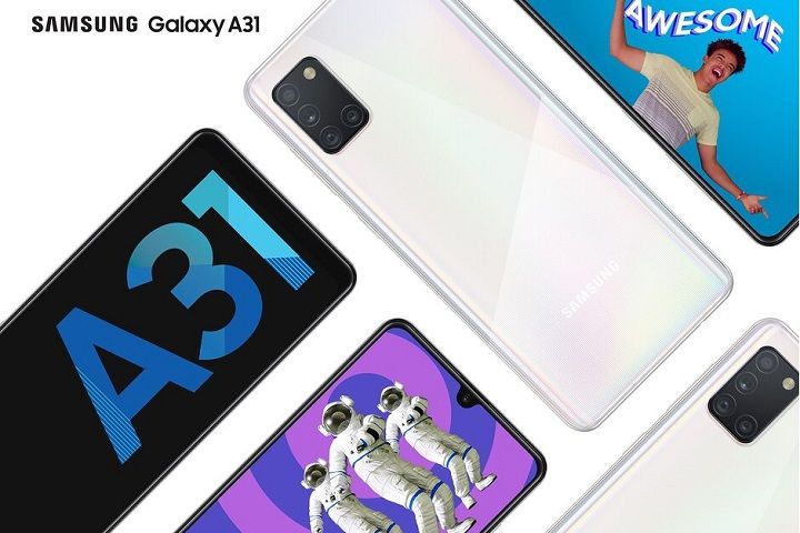 Samsung ra mắt Galaxy A31: 6.4-inch Infinity-U AMOLED, 4 camera sau 48MP, pin 5000mAh,
