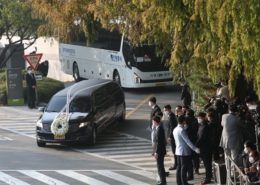Lịch trình đặc biệt của xe tang cố Chủ tịch Samsung Lee Kun-hee
