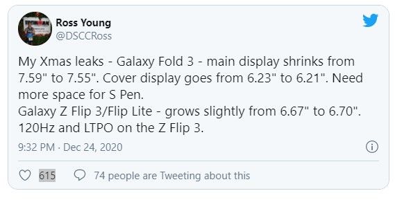 Samsung cần phải đánh đổi vài thứ để có thể tích hợp bút S Pen vào Galaxy Z Fold3