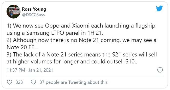 Samsung sẽ ra mắt Galaxy Note 20 FE thay vì Note 21 trong năm nay?