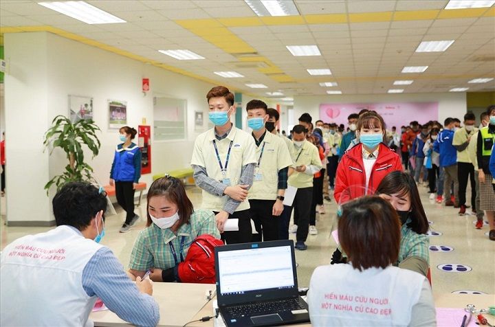 Nhân viên Samsung Việt Nam chung tay hiến máu, chia sẻ yêu thương