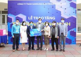 Samsung Electronics Việt Nam trao tặng thư viện thông minh trị giá 200 triệu đồng tại Bắc Ninh