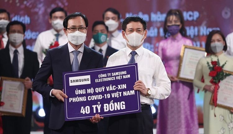 Samsung Việt Nam ủng hộ phòng chống Covid-19
